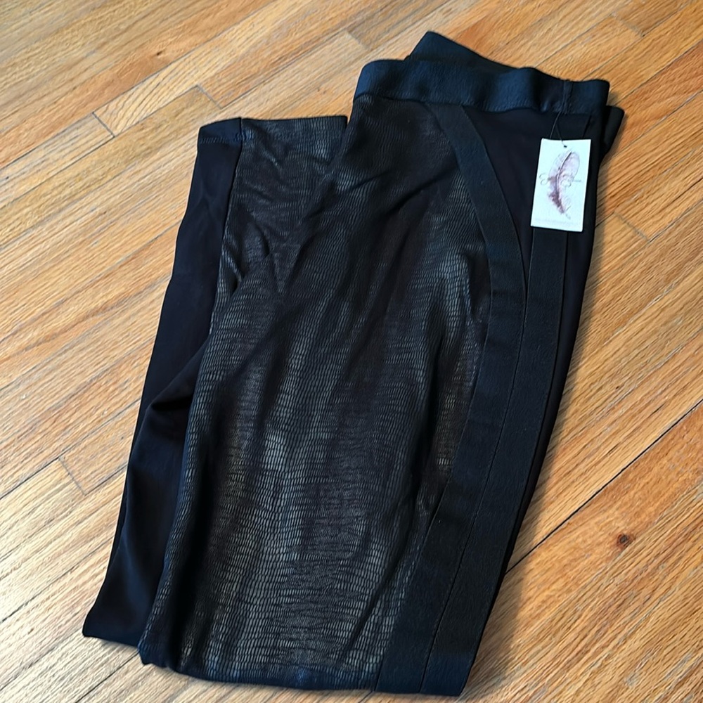 Jessica Simpson Faux Leather Black Leggings